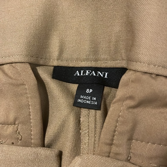 Alfani Pants, Women's Mid-Rise Skinny Pants, Regular, Long & Short Lengths, Tan - Picture 3 of 5